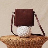 Adax Skuldertaske Sia Salerno Brun