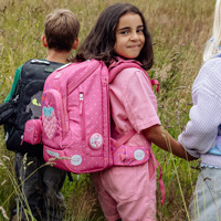 Beckmann Skoletaske Active Air Strawber Lyserød