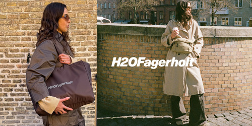 Ung kvinde med H2O Fagerholt taske. Se det store udvalg af H2O x Fagerholt tasker på neye.dk