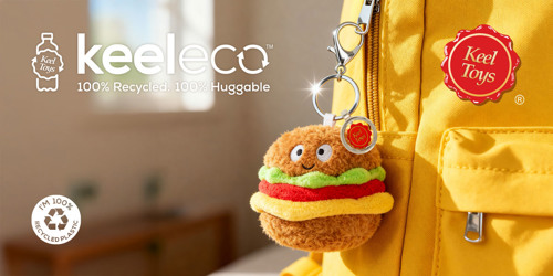 Bag charm fra Keel Toys. Stort udvalg af dekorative nøgleringe til tasker og rygsække på neye.dk