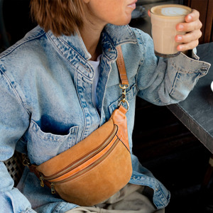 RE:DESIGNED Midjeväska Lima Bumbag Brun