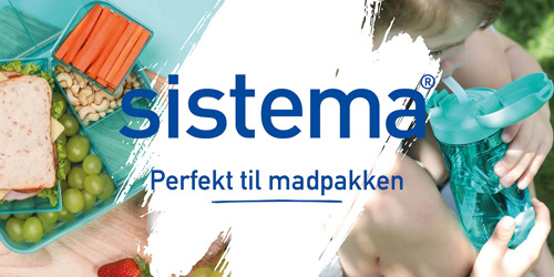 Sistema madkasse med rum og drikkedunk med sugerør. Køb Sistema madkasser og drikkedunke på neye.dk