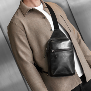Tyler & Co Dortmund Sling Bag Svart